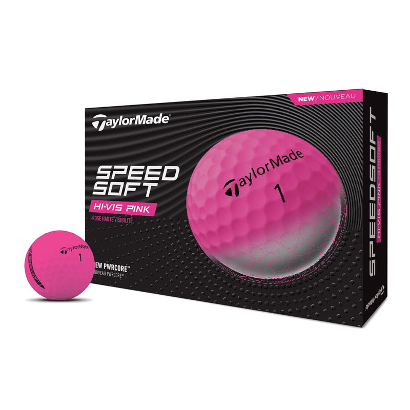 Load image into Gallery viewer, TaylorMade SpeedSoft Pink Golf Balls
