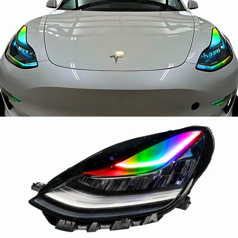 Load image into Gallery viewer, Tesla Model 3 Multicolor DRL Boards (2017-2020)

