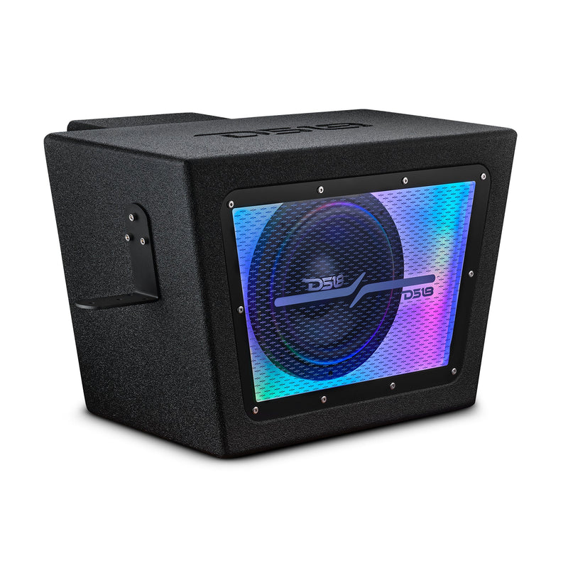 Load image into Gallery viewer, Polaris RZR PRO/XP 10" Bandpass Subwoofer Enclosure for Rear Cargo Box with Digital LED Lights | EXL-X10.2D Preloaded
