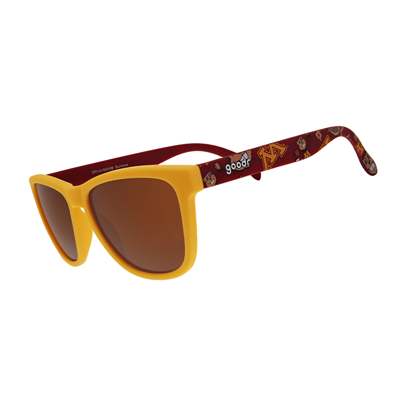 Load image into Gallery viewer, &quot;Ski-U-Mah Sunnies” Limited Minnesota Collegiate OG Polarized Sunglasses
