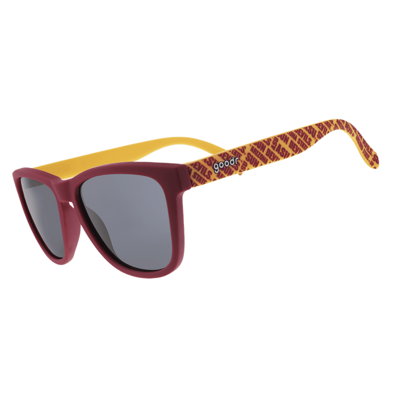Load image into Gallery viewer, &quot;Forks Up, Sunnies On” ASU Collegiate OG Polarized Sunglasses
