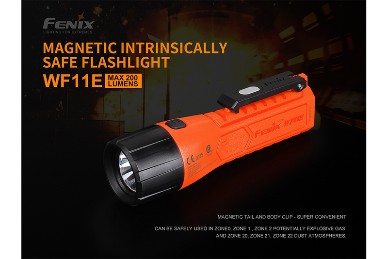 Load image into Gallery viewer, Fenix WF11E Intrinsically Safe Flashlight
