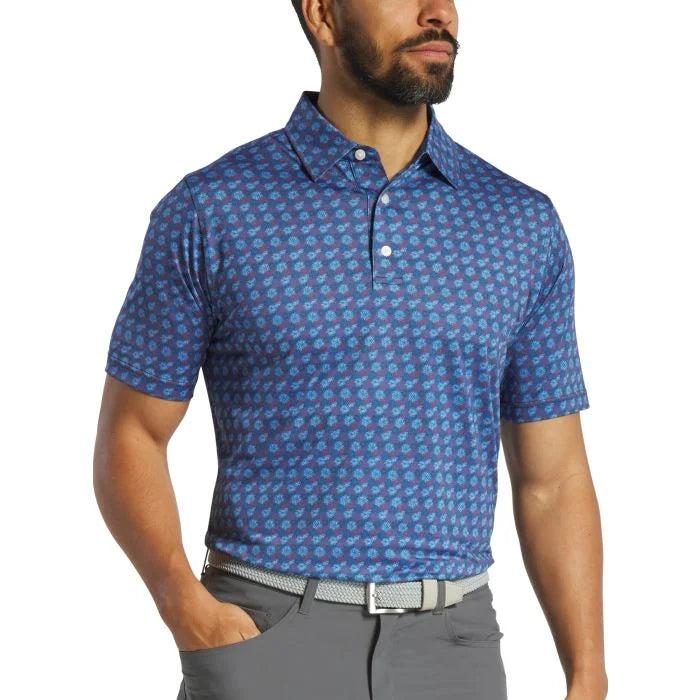 Load image into Gallery viewer, FootJoy Fireworks Lisle Golf Polo
