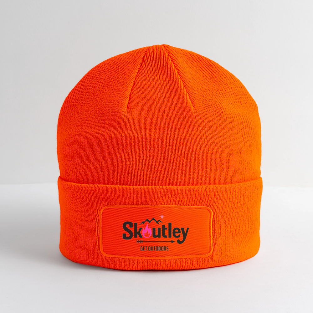 Patch Beanie - neon orange