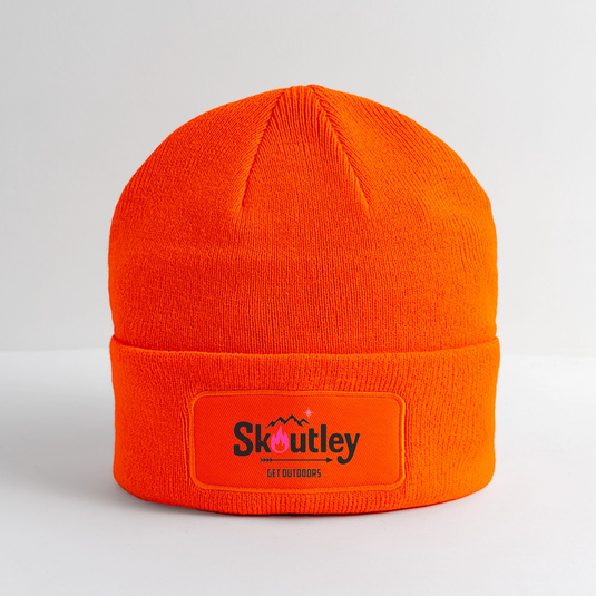 Patch Beanie - neon orange