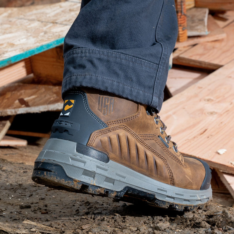Load image into Gallery viewer, Wildwood 6” Waterproof Comp Toe Boot – Brown - Built in USA
