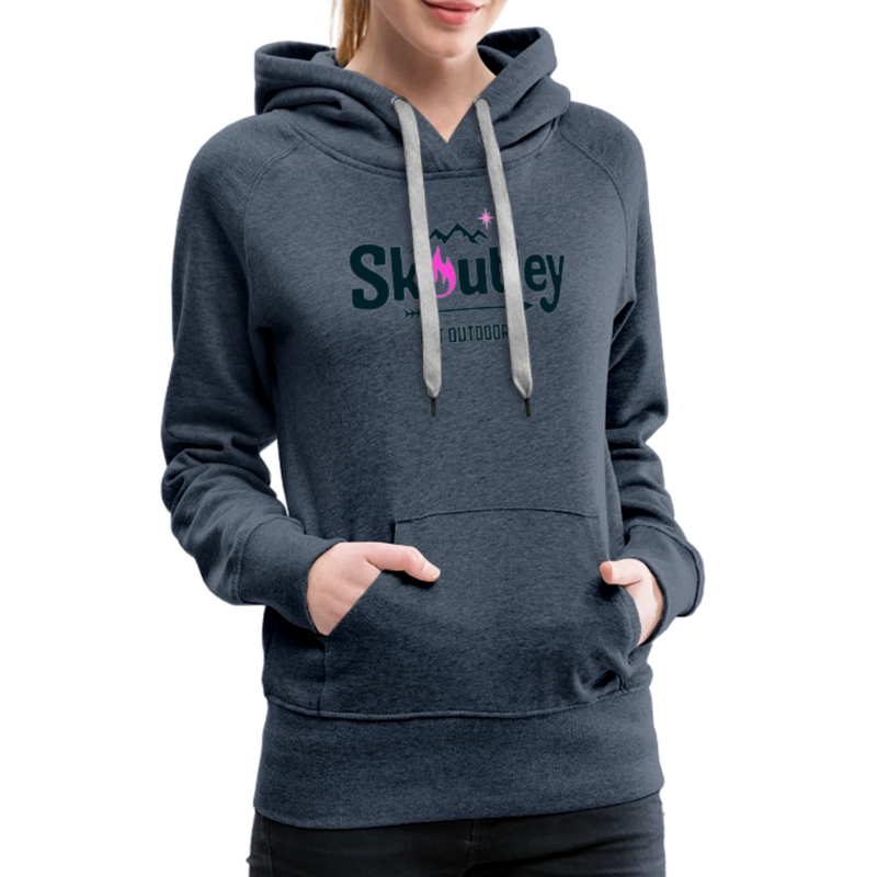 Load image into Gallery viewer, Women’s Premium Hoodie - heather denim
