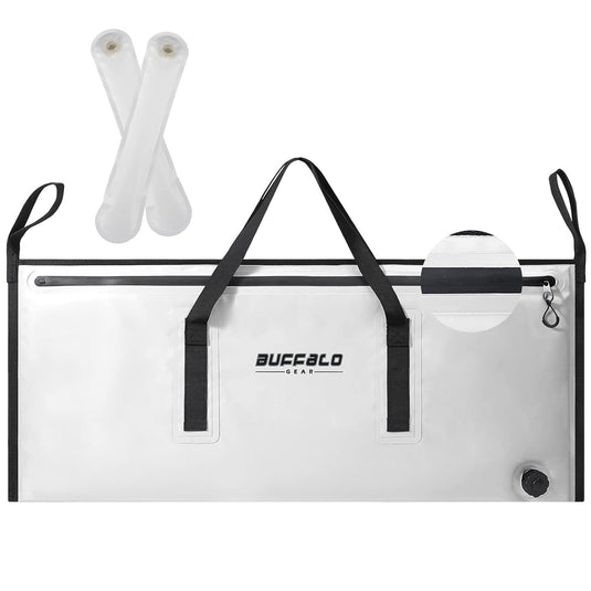 40x18" Insulated Fish Cooler Bag, Waterproof Zipper