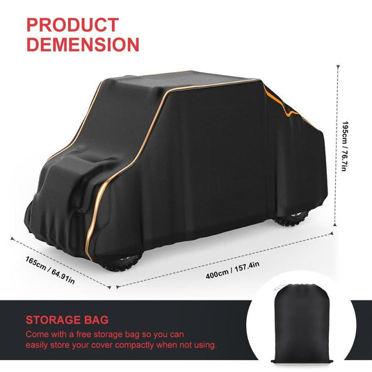 UTV Cover Waterproof 4-Seat 420D for Defender, Ranger, General