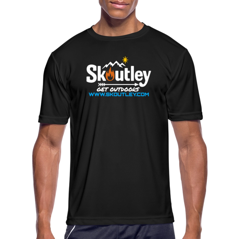 Load image into Gallery viewer, Men’s Moisture Wicking Performance T-Shirt - black
