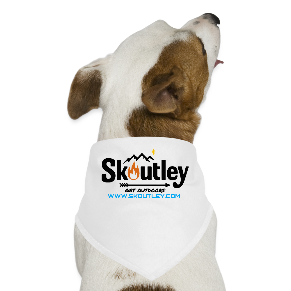 Dog Bandana - white