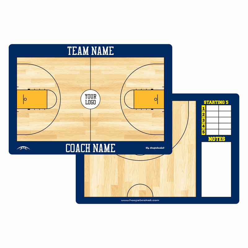 Load image into Gallery viewer, Custom Women's NCAA Basketball Coaching Board 15.7 x 10.6 in (Classic)
