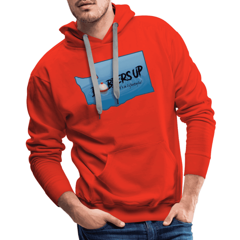 Men’s Premium Hoodie - Bobbers Up - Skoutley Outdoors LLC