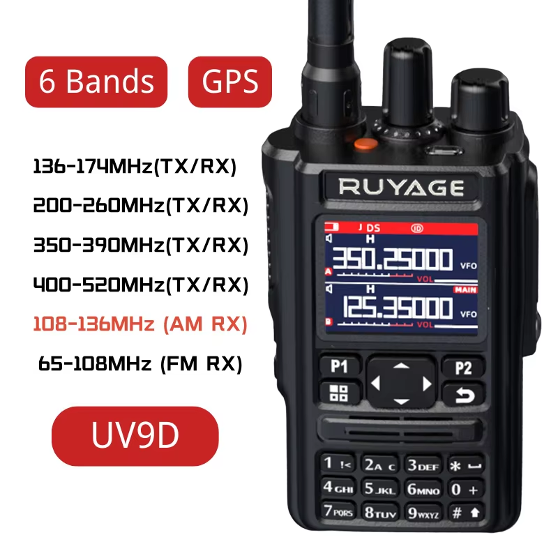 Load image into Gallery viewer, Ruyage UV9D 10W VHF UHF Analog Long Range Two Way Radio Walkie Talkie
