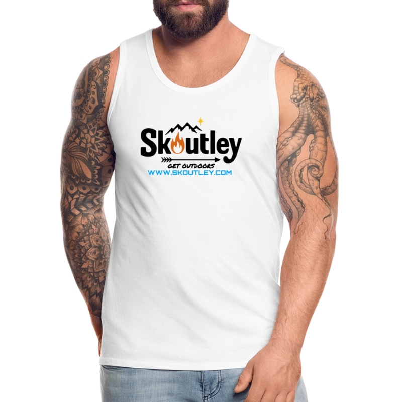 Load image into Gallery viewer, Men’s Premium Tank - white
