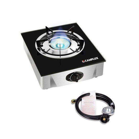 9,500 BTU Propane Single Burner Camp Stoves with Auto Ignition - Skoutley Outdoors LLC