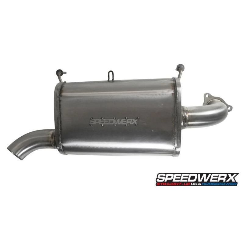 Load image into Gallery viewer, SPEEDWERX Q6 SERIES STAINLESS STEEL BOLT-ON EXHAUST // 2016-2021 POLARIS RZR XP TURBO / XP 4 TURBO
