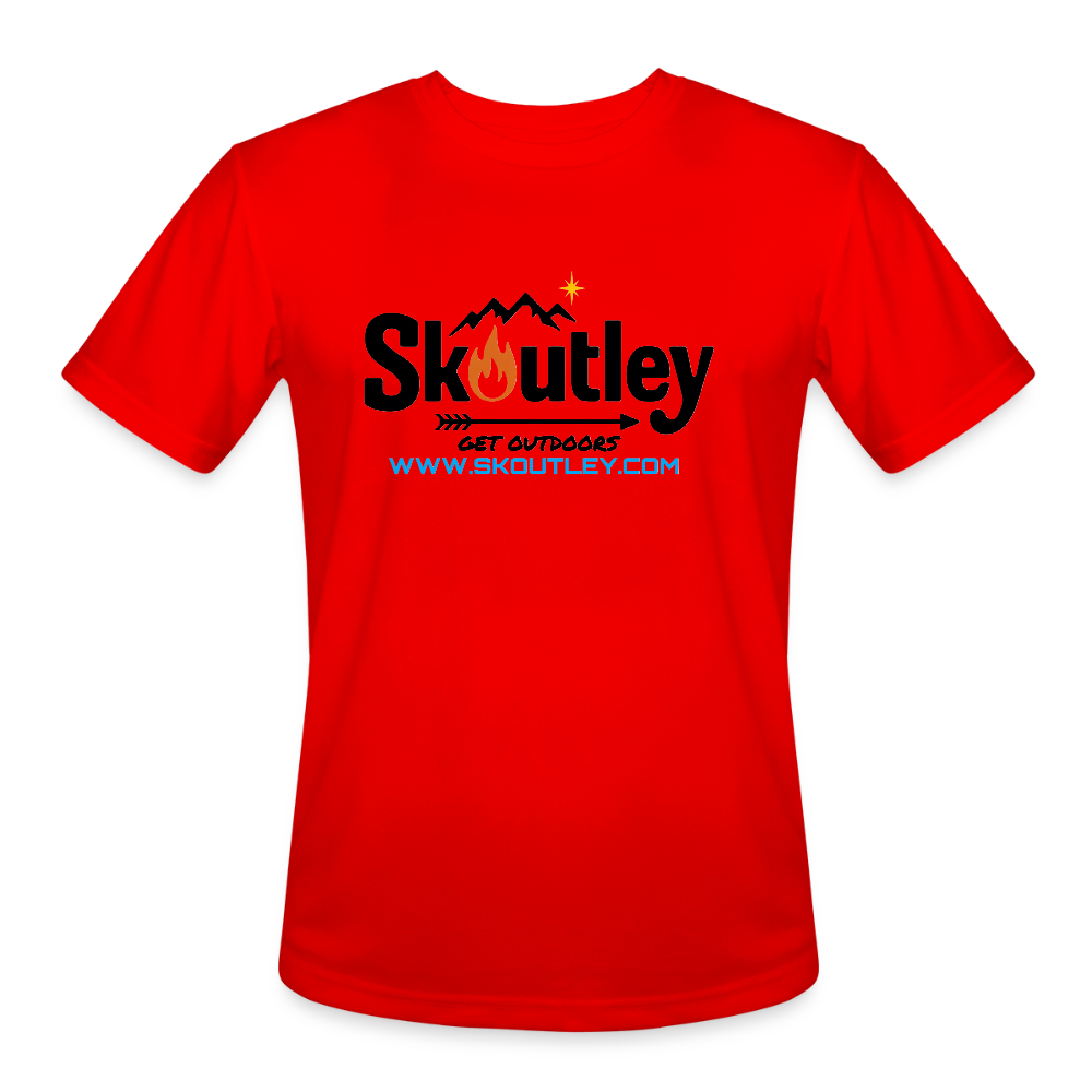Men’s Moisture Wicking Performance T-Shirt - red