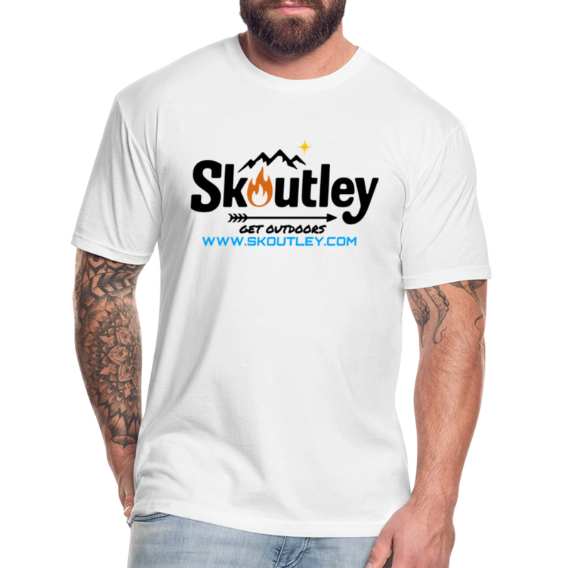 Load image into Gallery viewer, Fitted Cotton/Poly T-Shirt by Next Level - white
