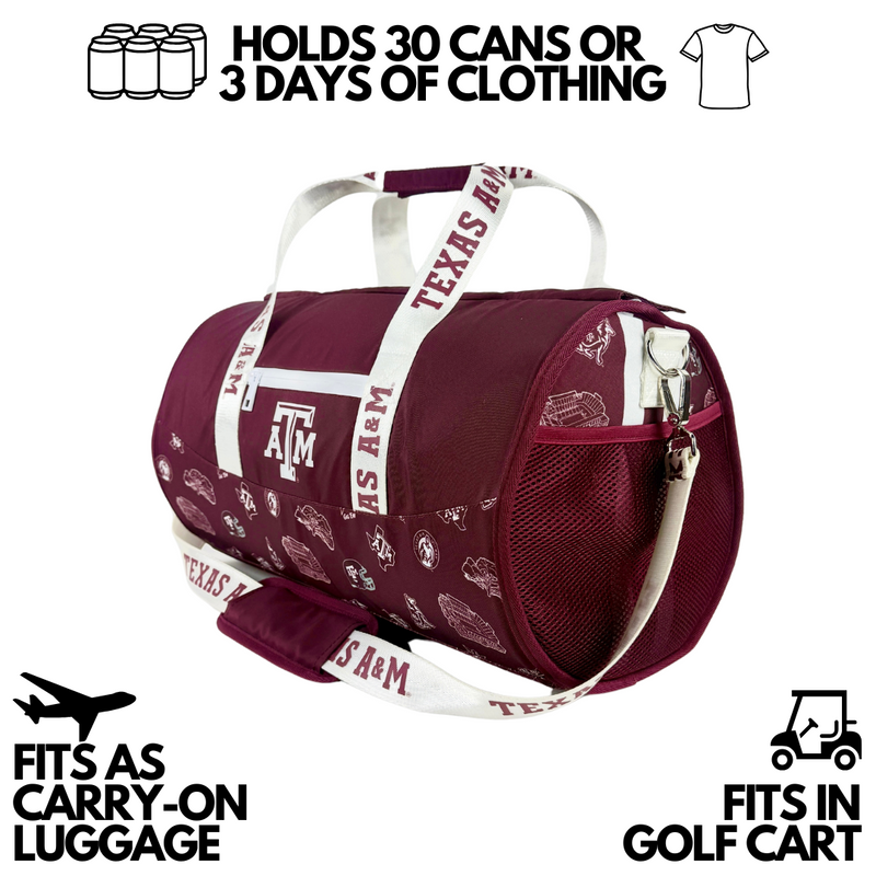 Load image into Gallery viewer, Texas A&amp;M University Duffel Cooler

