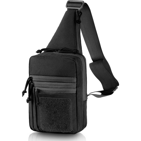 M-Tac Tactical Bag Shoulder Chest Pack with Sling & Loop Panel