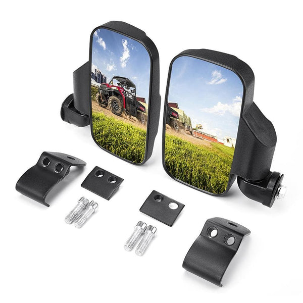 Load image into Gallery viewer, Side Mirrors for Polaris Ranger/ General, Can-Am Trail/ Defender (1 pair)
