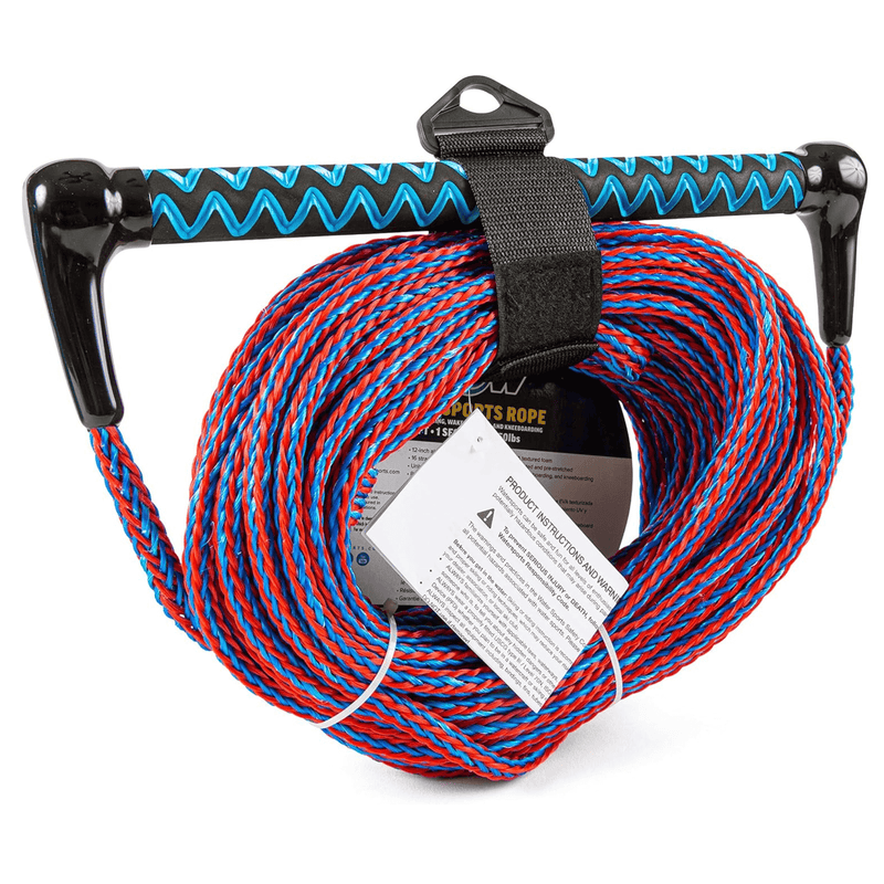 Load image into Gallery viewer, WOW Watersports 75ft Watersports Tow Rope with EVA Handle
