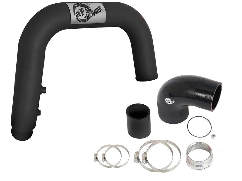 Load image into Gallery viewer, aFe BladeRunner 2.5in Black IC Tube Hot Side w/ Coupling &amp; Clamp Kit 2016 GM Colorado/Canyon 2.8L
