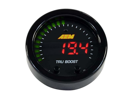 AEM X-Series Tru-Boost Controller Gauge w/ Boost Control Solenoid 80PSIg Internal MAP Sensor 30-0352