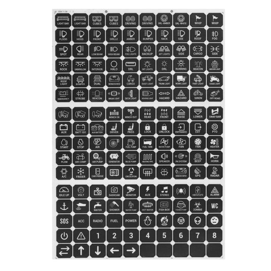 160 Universal Stickers for Switch Panel