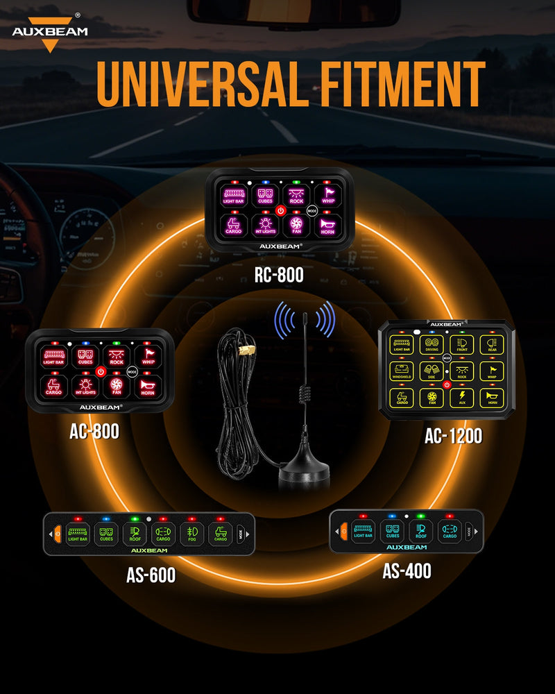 Load image into Gallery viewer, 3.6m/12ft Antenna with Magnetic Base for Wireless Remote Control Switch Panel RC-800/AC-800/AC-1200/AS-400/AS-600/AS-800
