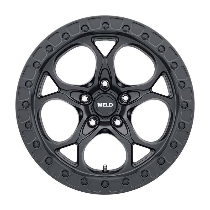 Load image into Gallery viewer, Weld Off-Road W108 17X9.0 Ledge 5X127 ET-12 BS4.50 Satin Black 71.5
