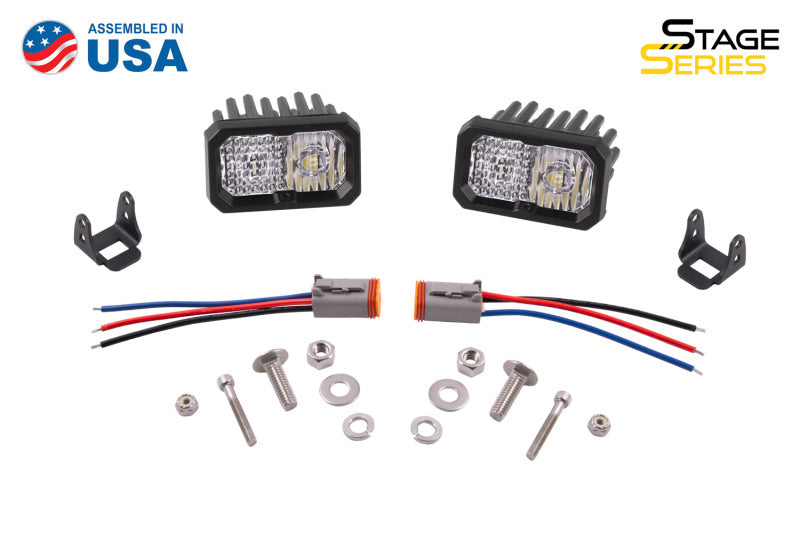 Load image into Gallery viewer, Diode Dynamics Stage Series 2 In LED Pod Pro - White Combo Standard ABL (Pair)

