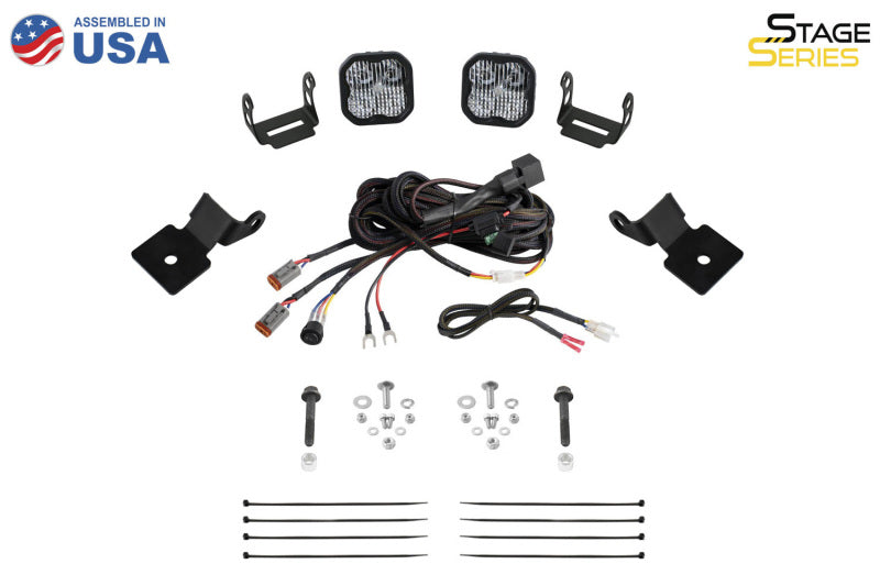 Load image into Gallery viewer, Diode Dynamics 14-18 Polaris RZR XP Stage Series SS3 A-Pillar Pod Kit - Pro White Combo
