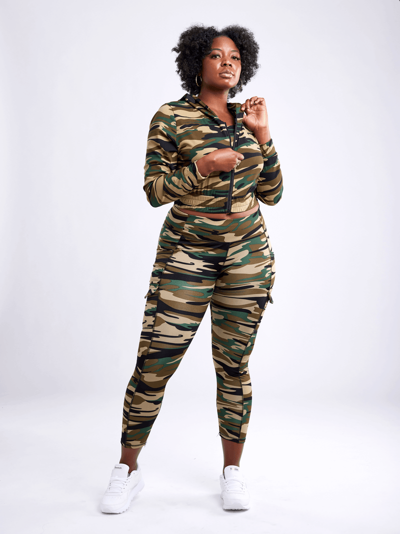 Load image into Gallery viewer, JupiterGear High-Waisted Leggings with Side Cargo Pockets
