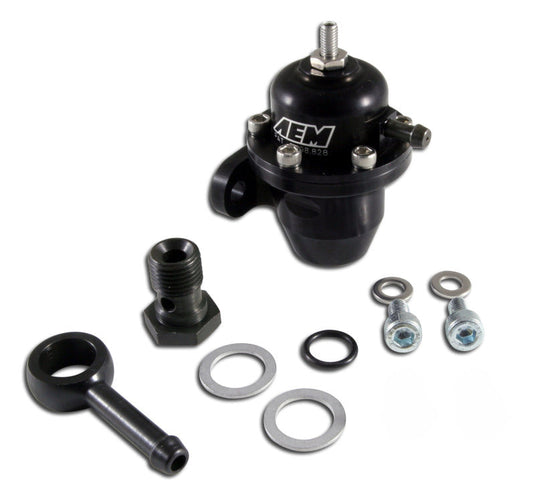 AEM Electronics Fuel Pressure Regulator Black Honda Acura