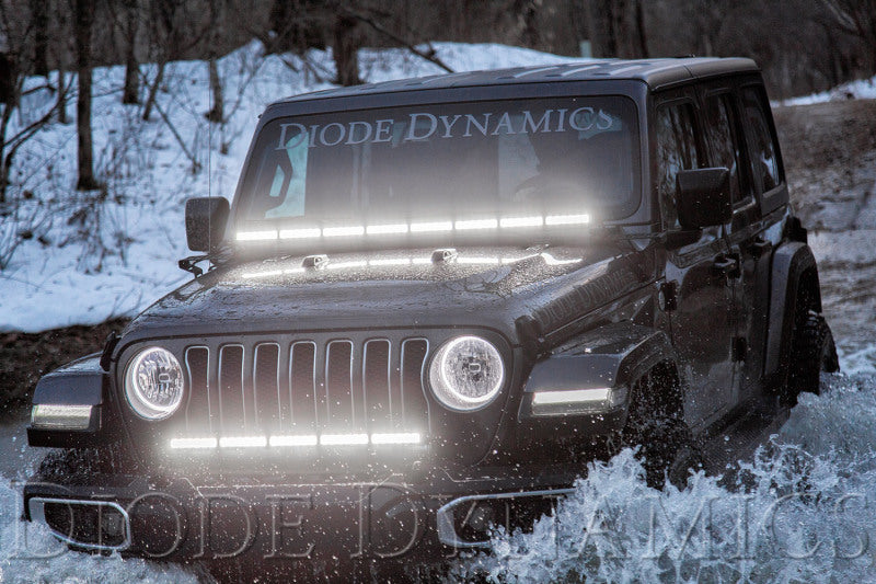 Load image into Gallery viewer, Diode Dynamics 18-21 Jeep JL Wrangler/Gladiator SS30 Bumper Bracket Kit - Amber Driving Dual
