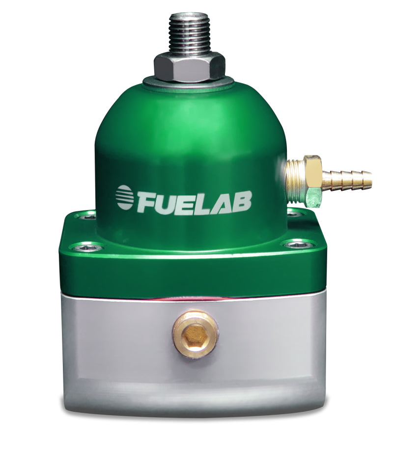 Load image into Gallery viewer, Fuelab 515 EFI Adjustable FPR 25-90 PSI (2) -10AN In (1) -6AN Return - Green
