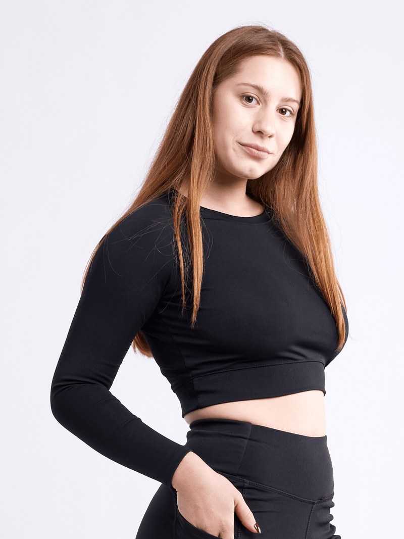 Load image into Gallery viewer, JupiterGear Long-Sleeve Crop Top
