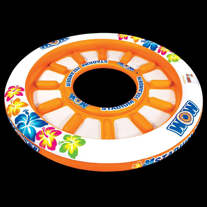 Load image into Gallery viewer, WOW Watersports Floating 12 Person Stadium Islander Water Lounge and Island
