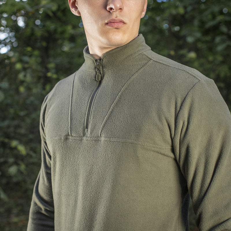 Load image into Gallery viewer, M-Tac Delta Fleece Jacket - Tactical Underwear Top Sweater 1/4 Zip
