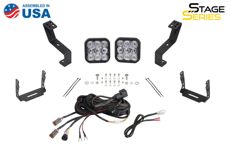 Load image into Gallery viewer, Diode Dynamics SS5 Bumper LED Pod Light Kit for 2019-Present Ram - Pro White Combo
