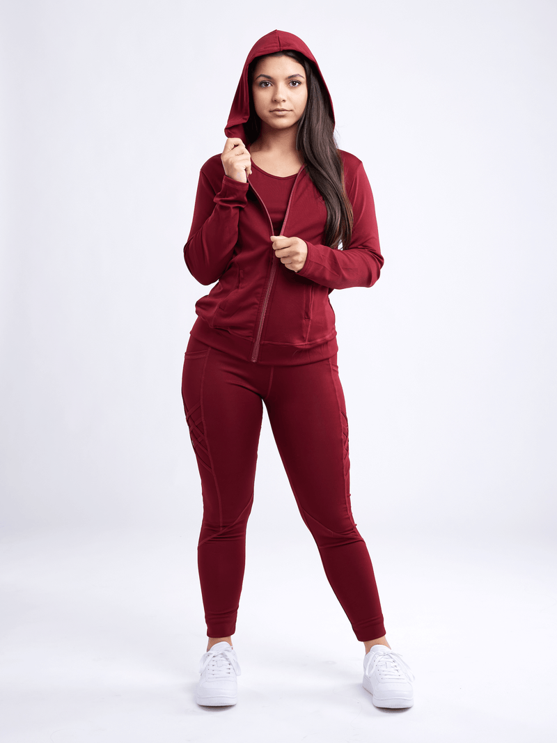 Load image into Gallery viewer, JupiterGear Athletic Fitted Zip-Up Hoodie Jacket with Pockets
