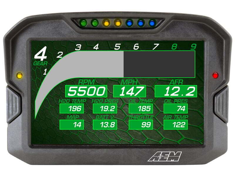Load image into Gallery viewer, AEM CD-7 Non Logging Race Dash Carbon Fiber Digital Display (CAN Input Only) 30-5700
