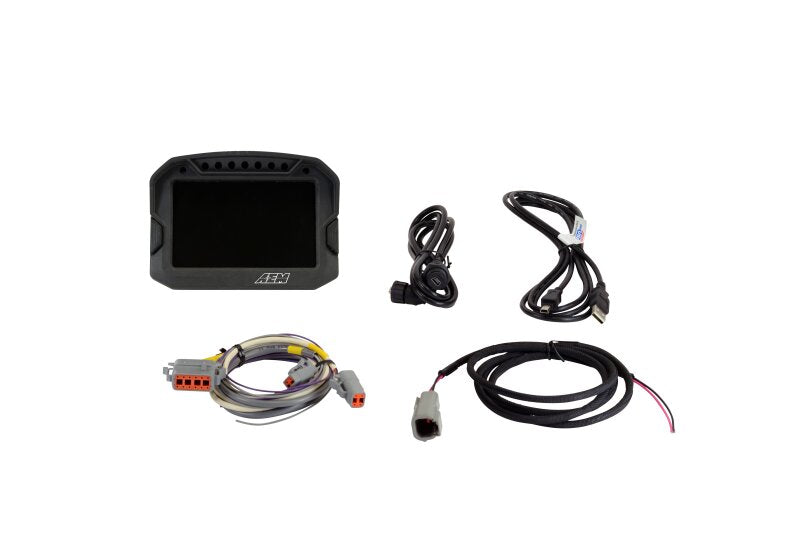 Load image into Gallery viewer, AEM CD-5G Carbon Digital Dash Display w/ Interal 10Hz GPS &amp; Antenna 30-5602

