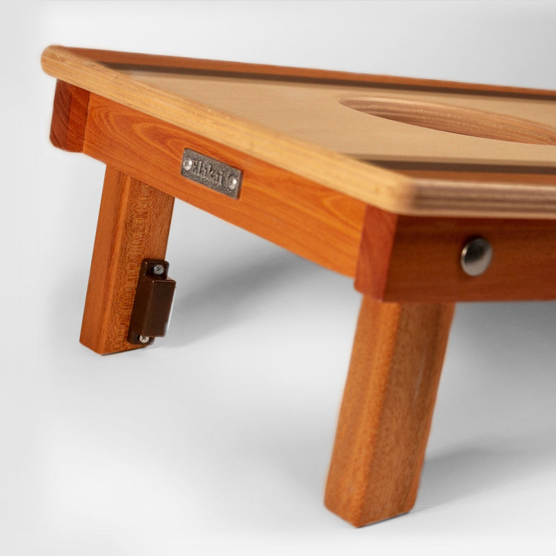 Load image into Gallery viewer, 1ft x 2ft Graphic Wood Travel Cornhole Set | Classic Beach Stripes Collection
