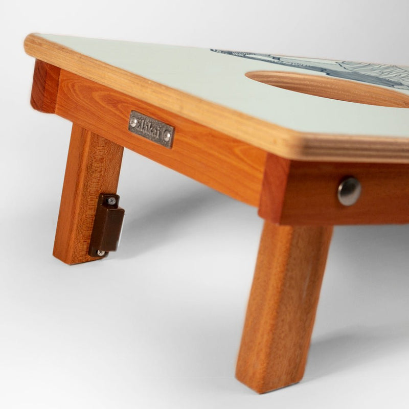 Load image into Gallery viewer, 1ft x 2ft Graphic Wood Travel Cornhole Set | Modern Angle Collection
