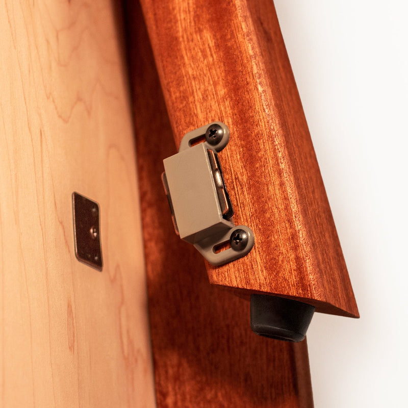 Load image into Gallery viewer, 1ft x 2ft Graphic Wood Travel Cornhole Set | Natural Surf Beach Collection
