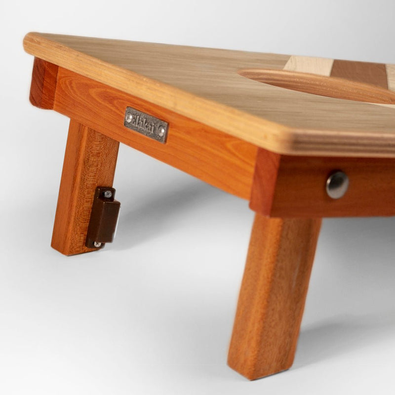 Load image into Gallery viewer, 1ft x 2ft Graphic Wood Travel Cornhole Set | Modern Angle Collection
