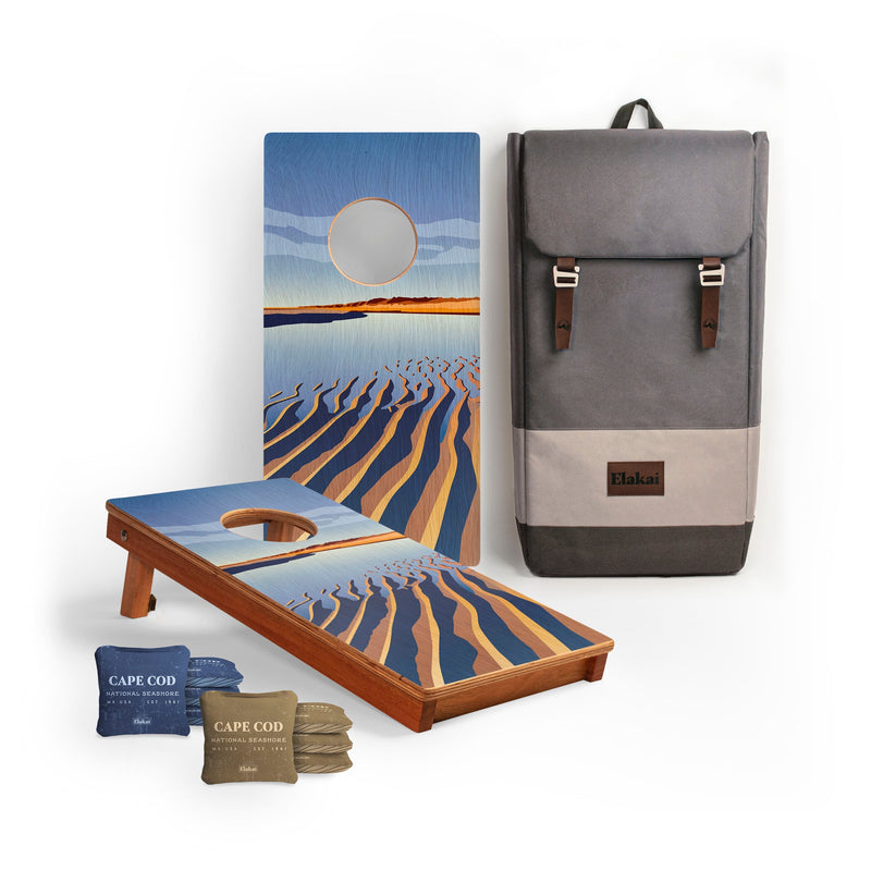 Load image into Gallery viewer, 1ft x 2ft Graphic Wood Travel Cornhole Set | National Parks Inspired Collection
